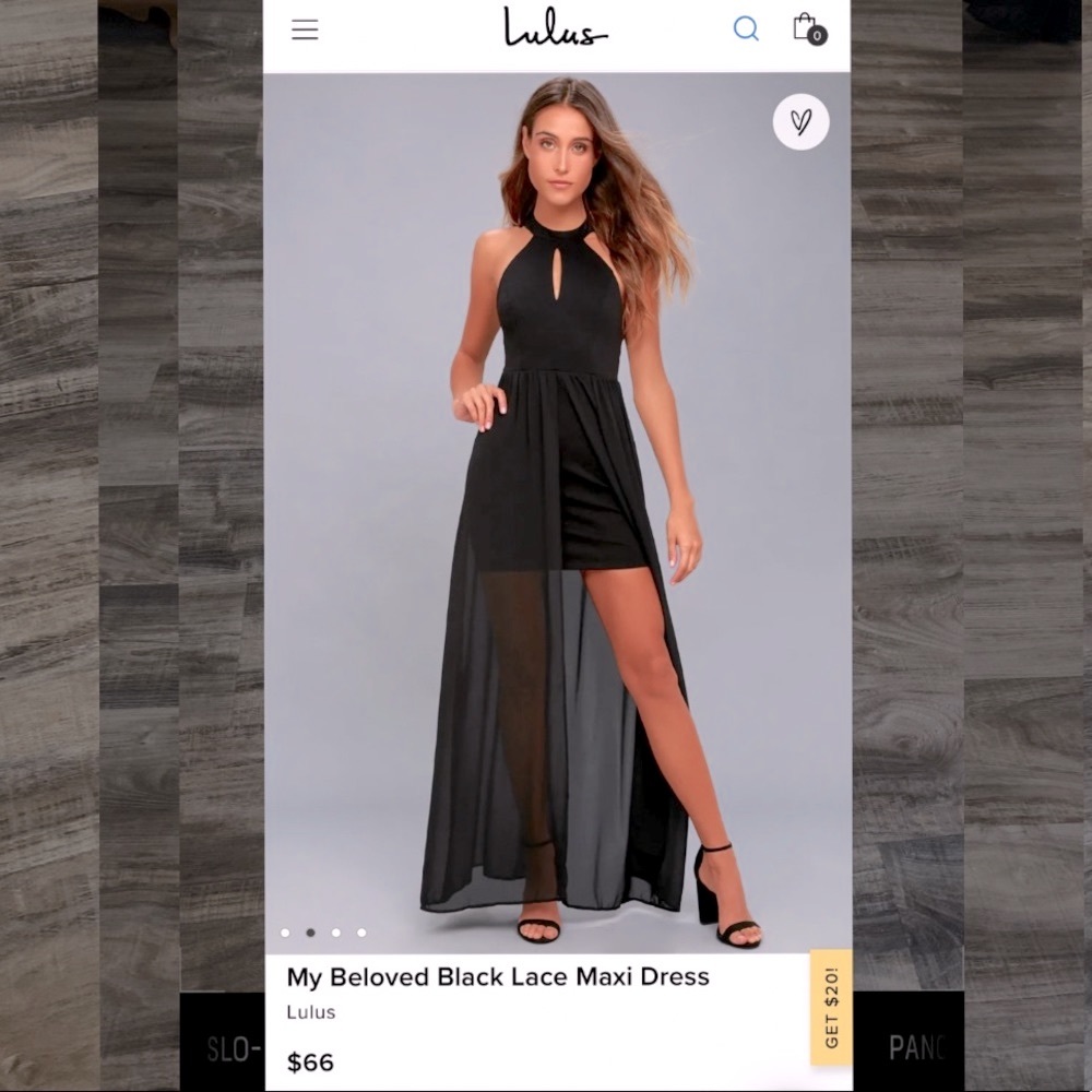 NWOT Lulu’s My Beloved maxi dress
